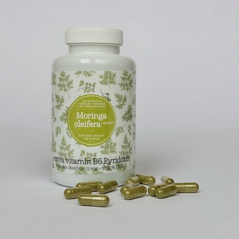 Moringa Oleifera - celulózové tobolky 150ks