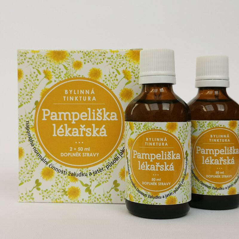 Pampeliška lékařská - bylinná tinktura 2x50ml