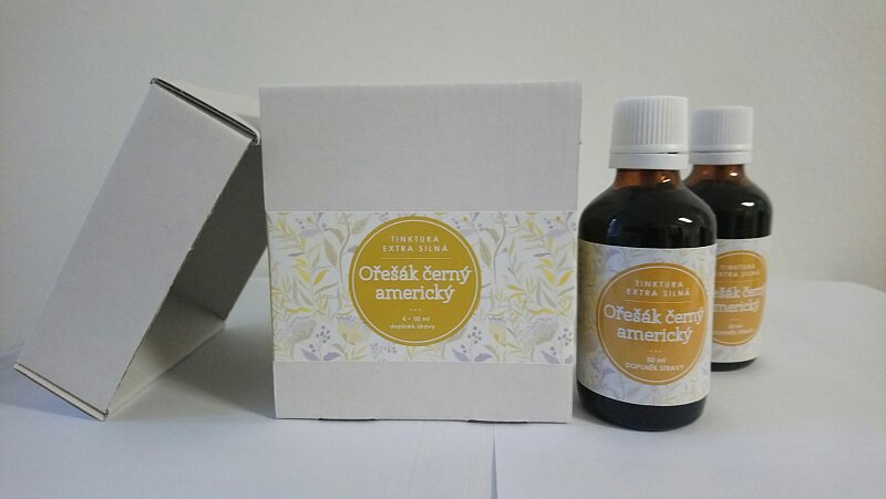 Ořešák černý - bylinná tinktura 4x50ml