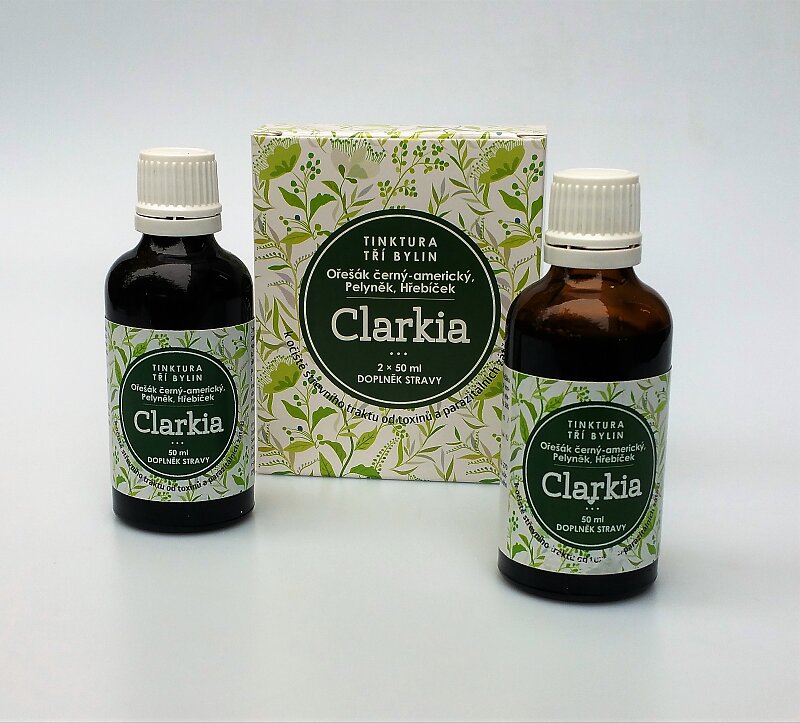 Clarkia - tinktura tří bylin 2x 50ml