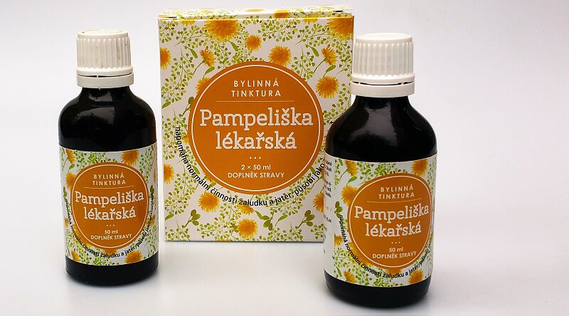Pampeliška lékařská - bylinná tinktura 2x50ml