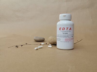 EDTA Calcium Disodium 100 kapslí- pro laboratorní účely