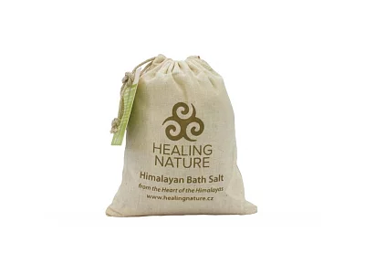 Himálajská koupelová sůl s listem meduňky, 1 kg, Healing Nature
