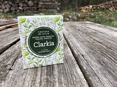 Clarkia - tinktura tří bylin 2x 50ml