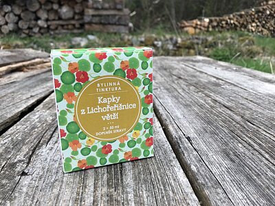 Kapky z lichořeřišnice - bylinná tinktura 2x50ml