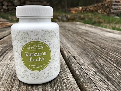 Kurkuma dlouhá - celulózové tobolky 90ks