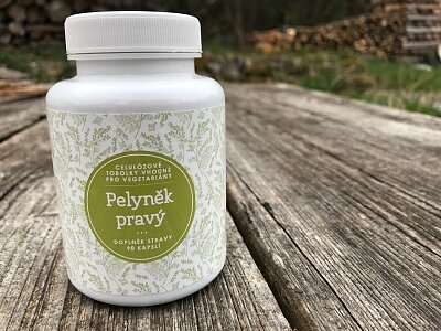Pelyněk černobýl - celulózové kapsle 90ks