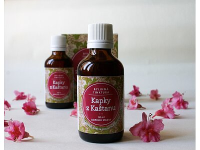 Kapky z kaštanu - bylinná tinktura 2x50ml