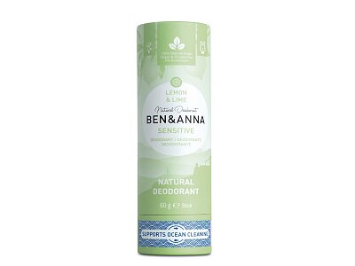 Ben & Anna TUHÝ DEODORANT - Lemon and Lime 60g