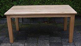 Masivní dubový jídelní stůl 160x90 cm