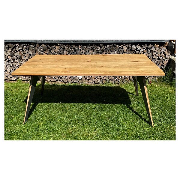 Dubový masivní nerozkládací jídelní stůl 210x100 cm