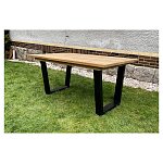 Kombinace 2 materiálů dřevo/kov