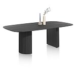 Moderní kombinace masivu v černém provedení