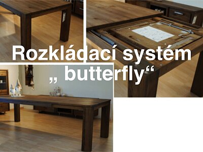 Rozkládací systém „ butterfly“