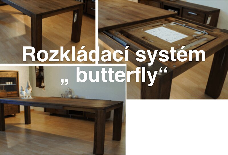 Rozkládací systém „ butterfly“