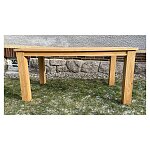 Masivní dubový jídelní stůl 160x85 cm