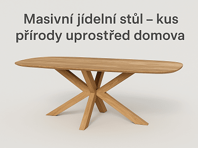 Masivní nábytek, který píše příběhy