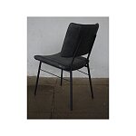 Jídelní židle s kovovým podnožím v šedém odstínu