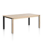 Moderní rozkládací jídelní stůl Arnsberg 190x100 + 50 cm