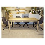 Moderní rozkládací jídelní stůl Arnsberg 190+100 cm+ 50 cm