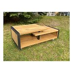 Konferenční stolek Metalo 110×60×45 cm