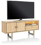 Masivní dubová komoda v přírodním odstínu 150x60x42 cm