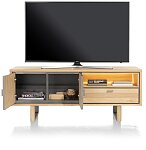 Masivní dubová komoda v přírodním odstínu 150x60x42 cm