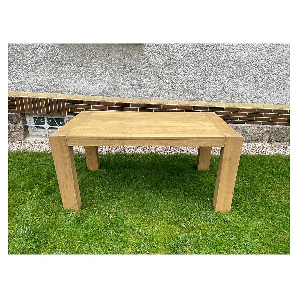 Dubový masivní nerozkládací jídelní stůl 160x90 cm