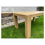 Moderní rozkládací jídelní stůl z dubového masivu