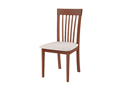 Jídelní židle, třešeň, potah krémový