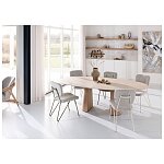 Pohodový oválný tvar u jídelního stolu 240x120 cm