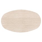 Moderní oválný tvar u jídelního stolu v délce 240 cm