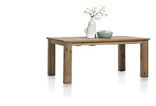 Masivní jídelní stůl z dubu v přírodním odstínu 180x100+60 cm