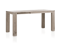 Kvalitní masivní rozkládací jídelní stůl s rozkladem 160x90+60cm