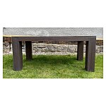 Stabilní, pevný nerozkládací jídelní stůl 180x90 cm