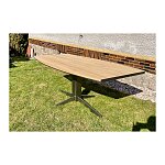 Moderní kombinace masivu a kovu v industriálním provedení 210x80/100 cm