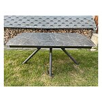 Jídelní stůl s kvalitním rozkladem 160x100x77 cm + 60 cm