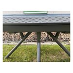 Moderní nerozkládací jídelní stůl 160x100x77 cm + 60 cm rozklad