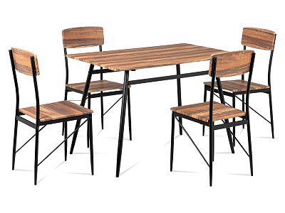 Jídelní set (1+4) - vintage třešeň