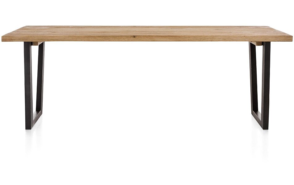 Moderní nerozkládací jídelní stůl z dubového masivu 220x100 cm