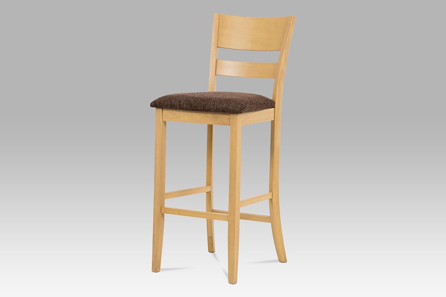 Barová židle BEZ SEDÁKU, bělený dub
