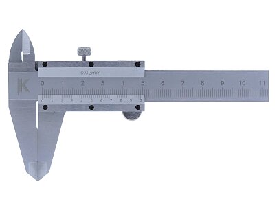 Posuvné měřítko 150mm s hloub. a vnitřním měřením, aretace šroubkem, mm + inch. ČSN 25 1238 DIN 862