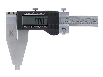 Posuvné měřítko digitální, DIN 862, bez horních nožů