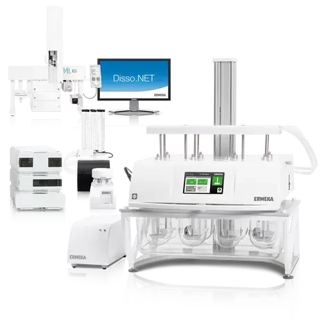 On-/Offline HPLC disoluce